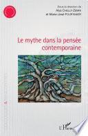 Le mythe dans la pensée contemporaine