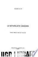 Le Naturaliste canadien