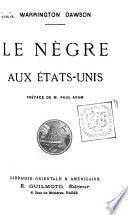 Le nègre aux États-Unis