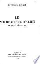 Le néo- réalisme italien et ses créateurs