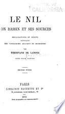 Le Nil, son bassin et ses sources