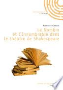 Le nombre et l'innombrable dans le théâtre de Shakespeare