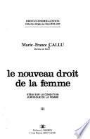 Le nouveau droit de la femme