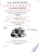 Le Nouveau Testament de notre seigneur Jésus-Christ