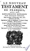 Le Nouveau Testament en François,