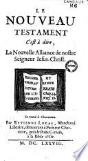 Le Nouveau Testament