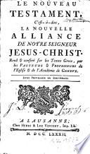 Le Nouveau Testament