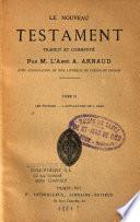 Le Nouveau Testament traduit et commenté