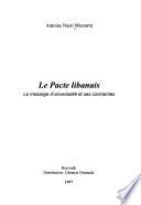 Le pacte libanais