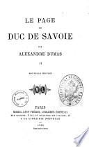 Le page du duc de Savoie par Alexandre Dumas