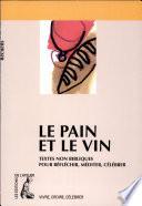 Le pain et le vin
