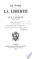 Le pape et la liberté