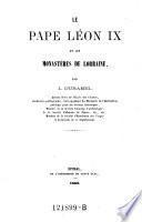Le Pape Léon IX et les monastères de Lorraine