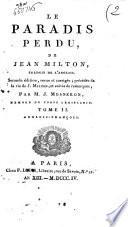 Le Paradis perdu de John Milton, traduit de l'anglois