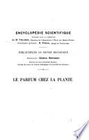 Le parfum chez la plante