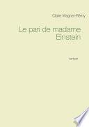 Le pari de madame Einstein
