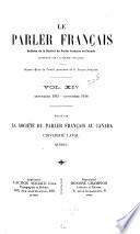 Le Parler français