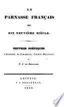 Le Parnasse français du dix neuvième Siècle
