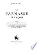 Le Parnasse françois