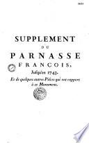 Le parnasse françois... par M. Titon Du Tillet,...