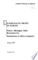 Le partage du profit en Europe