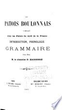 Le patois boulonnais comparé avec les patois du nord de la France