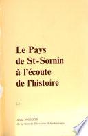 Le pays de St-Sornin à l'écoute de l'histoire