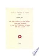 Le personnage de la femme dans le roman et la nouvelle en Égypte de 1914 à 1960