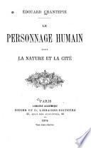 Le personnage humain dans la nature et la cité