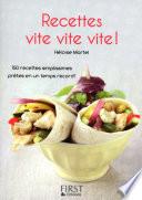 Le Petit Livre de - Recettes vite, vite, vite !