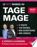 Le Petit Manuel du TAGE MAGE – 3 tests blancs + 120 fiches de cours + 600 questions + 600 vidéos – édition 2023