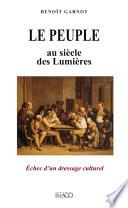 Le Peuple aux siècles des Lumières