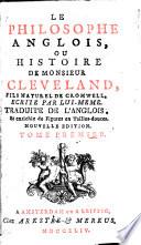 Le philosophe anglois, ou Histoire de Monsieur Cleveland, fils naturel de Cromwell, écrite par lui-même