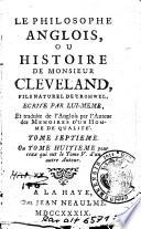 Le philosophe anglois ou Histoire de Monsieur Cleveland