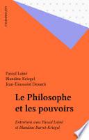 Le Philosophe et les pouvoirs
