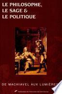 Le philosophe, le sage et le politique
