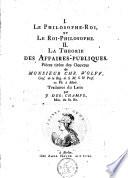 Le philosophe-roi et le roi-philosophe