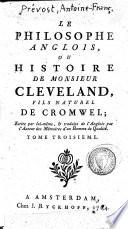 Le philosophie anglois, ou Historie de Monsieur Cleveland, fils naturel de Cromwel