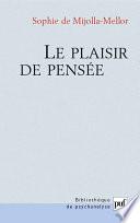 Le plaisir de pensée
