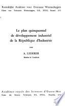 Le plan quinquennal de développement industriel de la République d'Indonésie