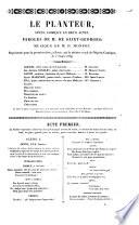 Le planteur opéra comique en deux actes paroles de m. de Saint-Georges