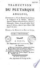 Le Plutarque anglois ... par Thomas Mortimer, traduit par la Baronne de Vasse