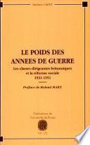 Le poids des années de guerre