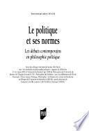 Le politique et ses normes