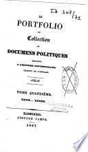 Le Portfolio ou Collection de documens politiques relatifs à l'histoire contemporaine