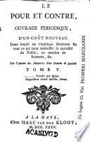 Le pour et contre,