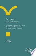 Le pouvoir des bons mots