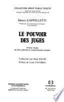 Le pouvoir des juges