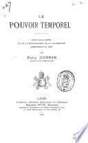 Le pouvoir temporel