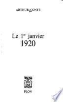 Le premier janvier